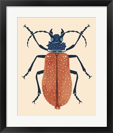 Framed Beetle Bug III Print