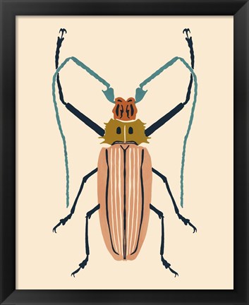 Framed Beetle Bug IV Print