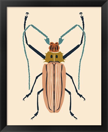 Framed Beetle Bug IV Print