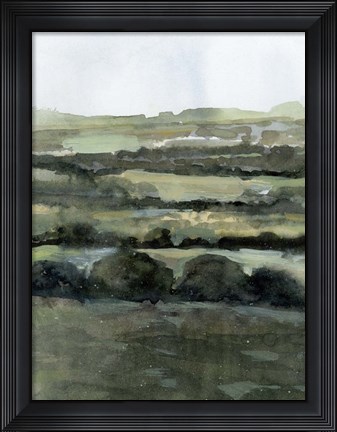 Framed Distant Ribbons I Print