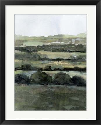 Framed Distant Ribbons I Print