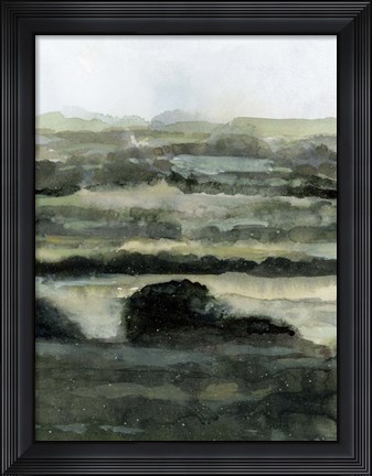 Framed Distant Ribbons II Print