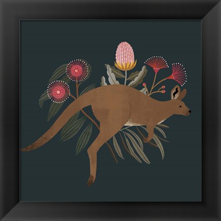 Framed Australian Animals III Print