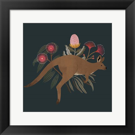 Framed Australian Animals III Print