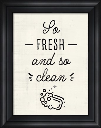 Framed Laundry Room IV Print