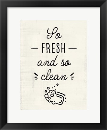 Framed Laundry Room IV Print