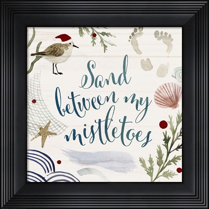 Framed Sun-kissed Christmas I Print