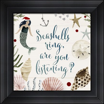 Framed Sun-kissed Christmas II Print