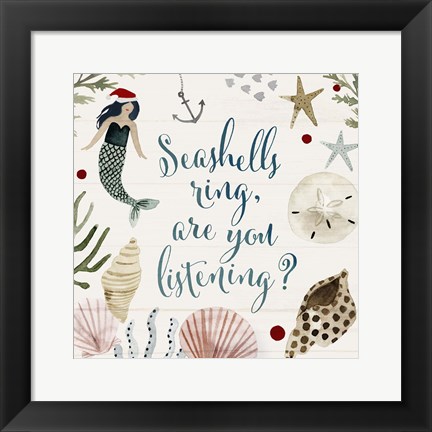 Framed Sun-kissed Christmas II Print
