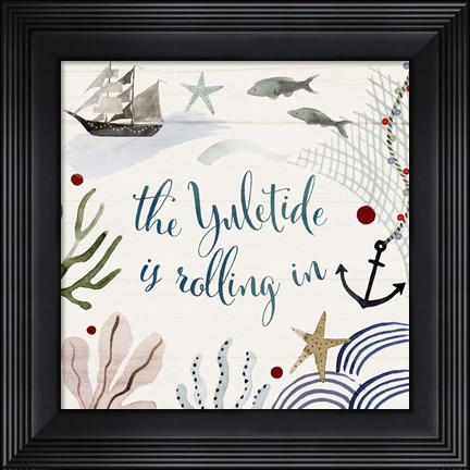 Framed Sun-kissed Christmas V Print