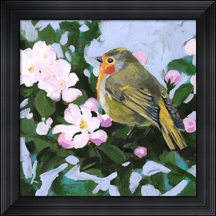 Framed Perching II Print