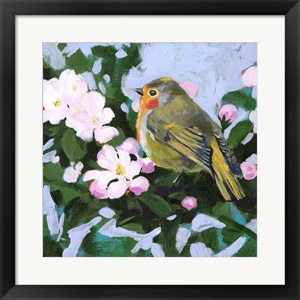 Framed Perching II Print