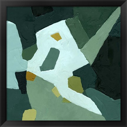 Framed Palette Abstract I Print