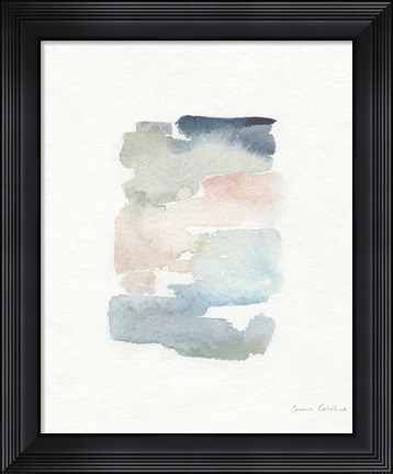Framed Sea Glass Color Studies II Print