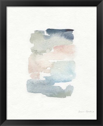 Framed Sea Glass Color Studies II Print