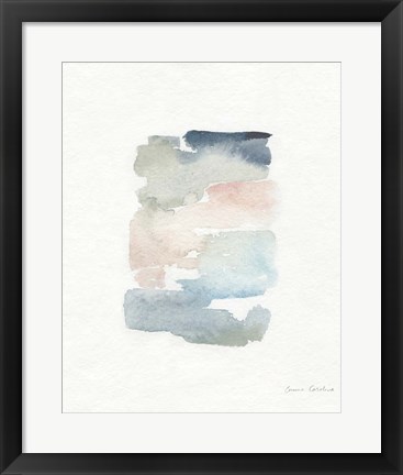 Framed Sea Glass Color Studies II Print