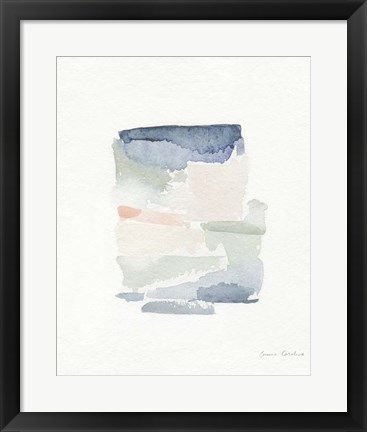 Framed Sea Glass Color Studies III Print