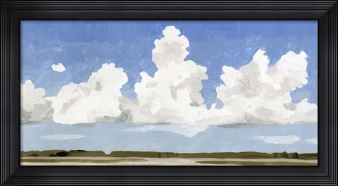 Framed Picnic Landscape I Print