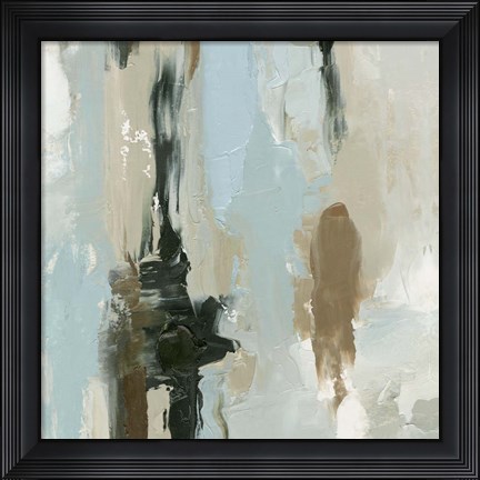 Framed Neutral Landslide I Print