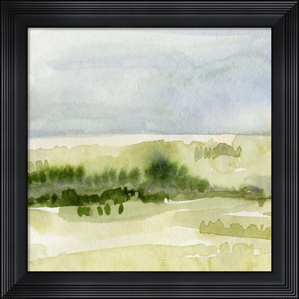 Framed Tempered Horizon I Print