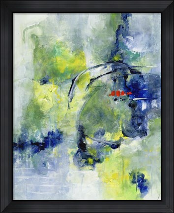 Framed Springtime Abstract I Print