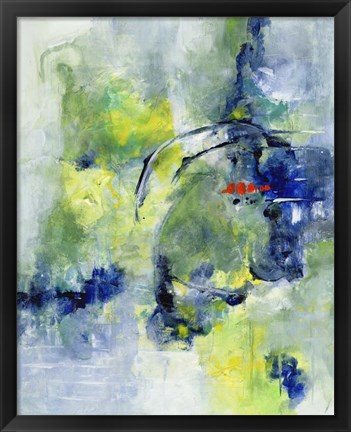 Framed Springtime Abstract I Print