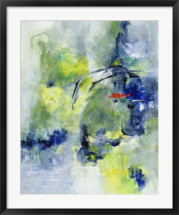 Framed Springtime Abstract I Print