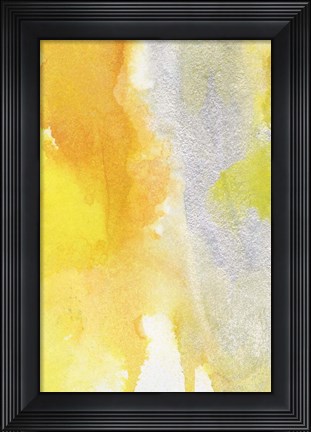 Framed Golden Reflections II Print
