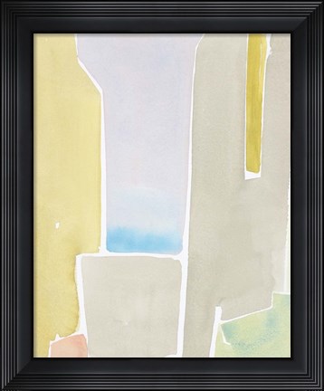 Framed Pastels to the Sea I Print