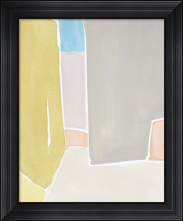Framed Pastels to the Sea II Print