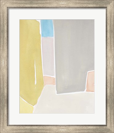 Framed Pastels to the Sea II Print