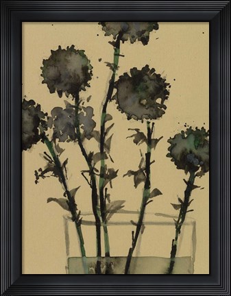 Framed Dry Stems I Print