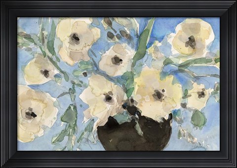 Framed Potted Fragrant I Print