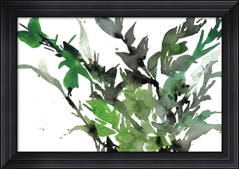 Framed Just the Leaves I Print