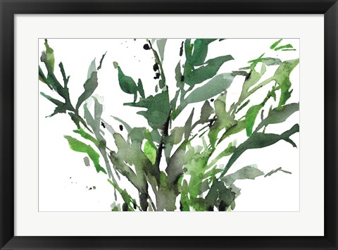 Framed Just the Leaves II Print