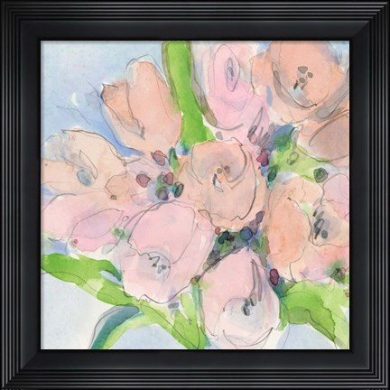 Framed Tulip Bouquet I Print