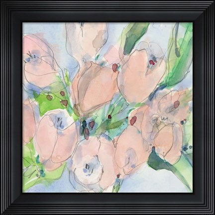 Framed Tulip Bouquet II Print