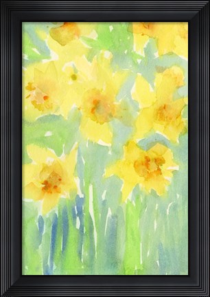 Framed Daffodils II Print