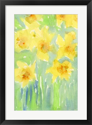 Framed Daffodils II Print