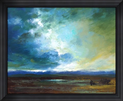 Framed Pacific Skyscape Print