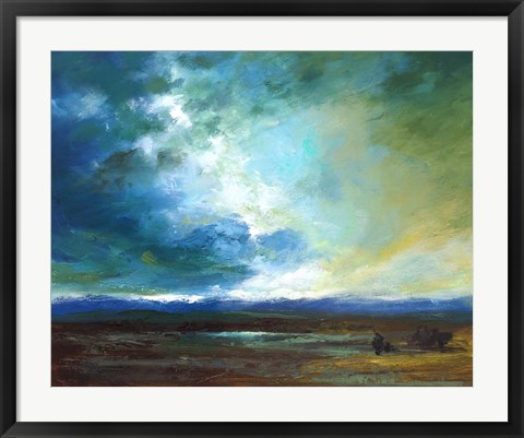 Framed Pacific Skyscape Print