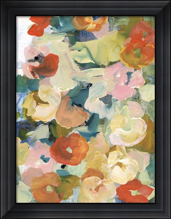 Framed Country Flowers II Print