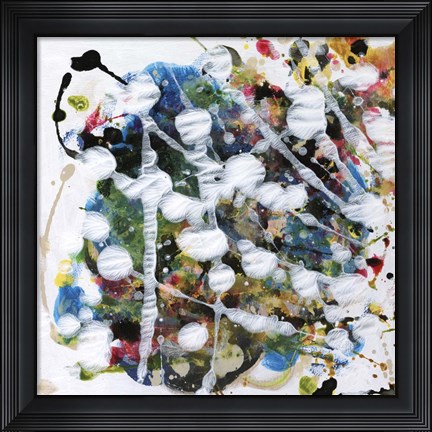 Framed Pollock&#39;s Party II Print