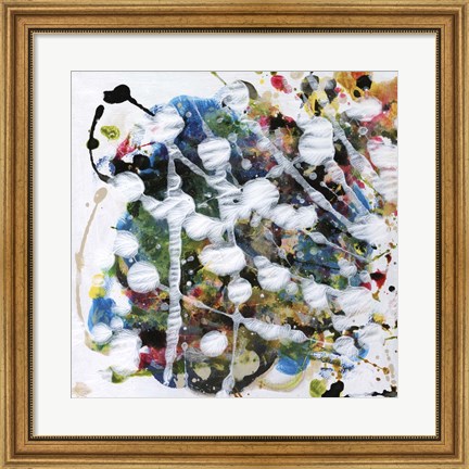 Framed Pollock&#39;s Party II Print