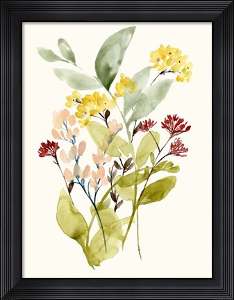 Framed Spring Sprigs I Print
