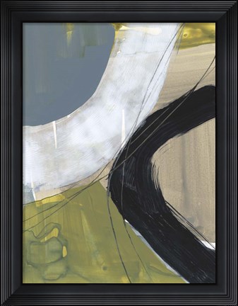 Framed Intersecting Arcs I Print