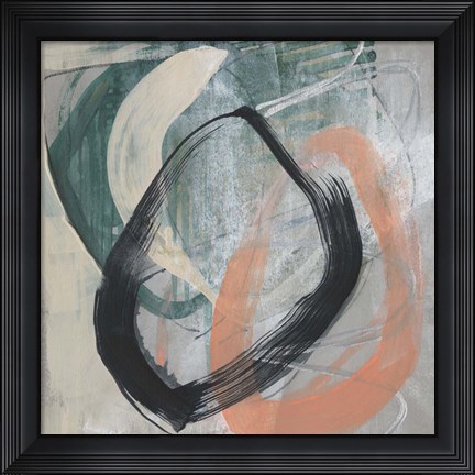 Framed Converging Loops II Print