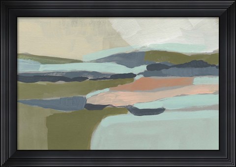 Framed Pastel Plane I Print