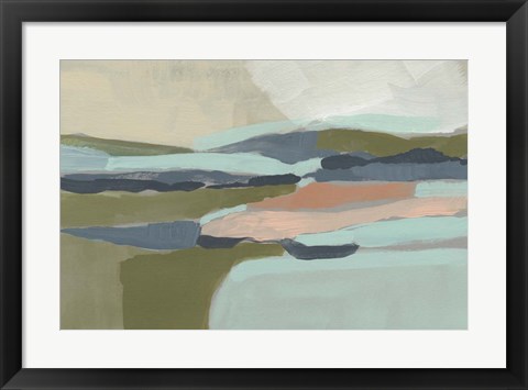 Framed Pastel Plane I Print