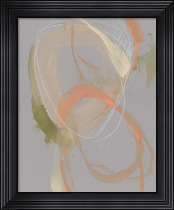 Framed Pastel Loops II Print